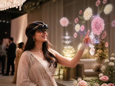 AR Experiences wedding service visual