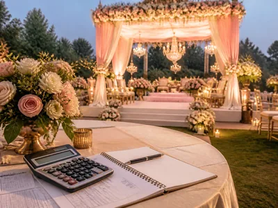 Contemporary Wedding Décor wedding service visual