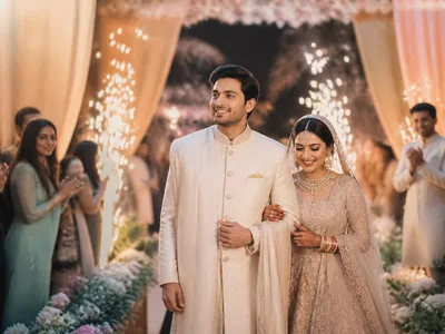 Couple Entry wedding service visual