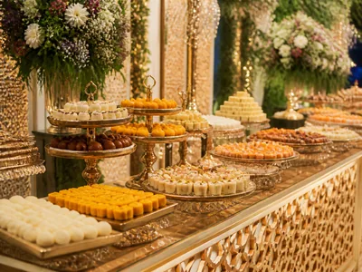 Dessert Counters wedding service visual