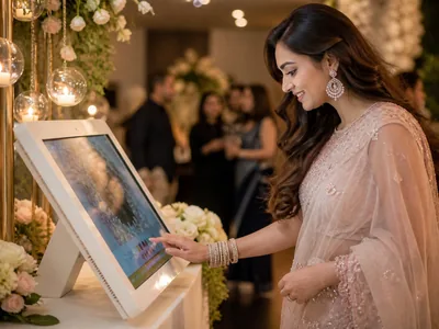 Digital Guestbook wedding service visual