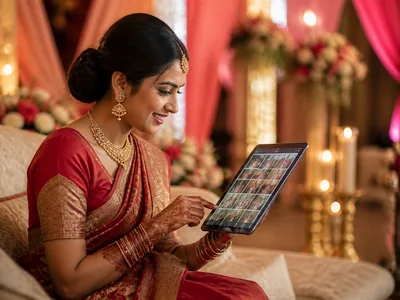 Digital Photo Gallery wedding service visual