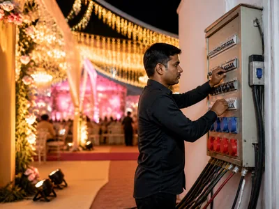 Electrical Management wedding service visual