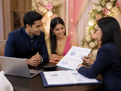 Financial Reporting wedding service visual