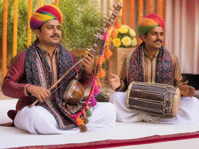 Folk Artists wedding service visual