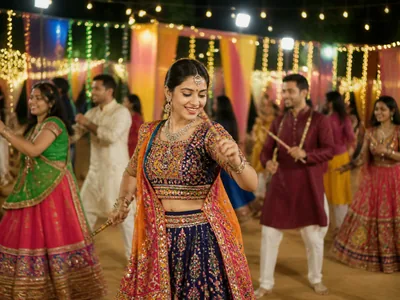 Garba Night wedding service visual