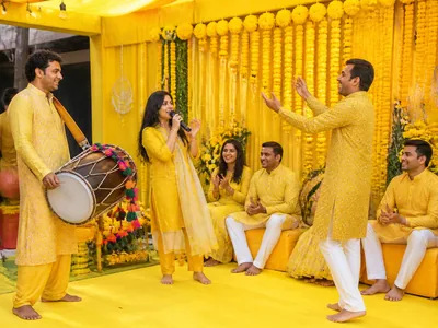 Haldi Entertainment wedding service visual