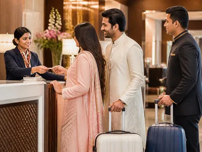 Hotel Check-In Assistance wedding service visual