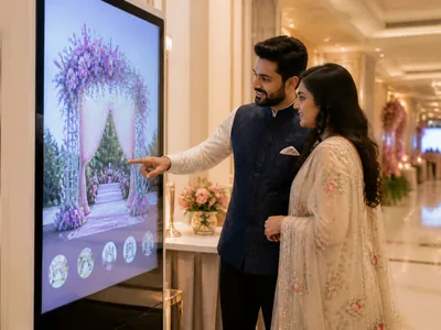 Interactive Installations wedding service visual