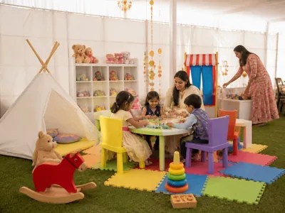 Kids Zone wedding service visual