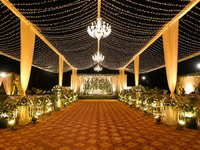 LED Lighting wedding service visual