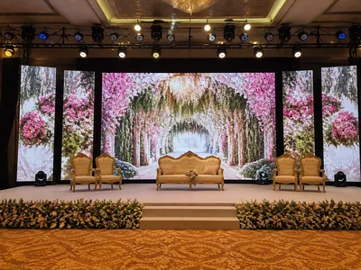 LED Walls wedding service visual