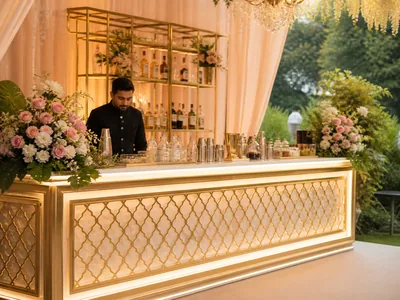 Luxury Bar Design wedding service visual