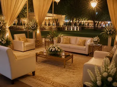 Luxury Lounge Areas wedding service visual