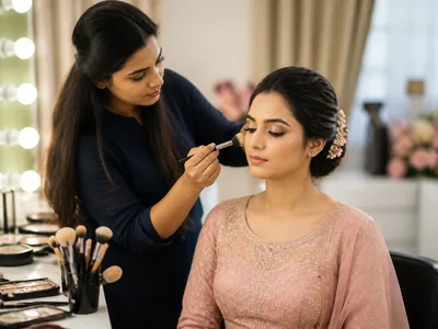 Makeup Trial wedding service visual
