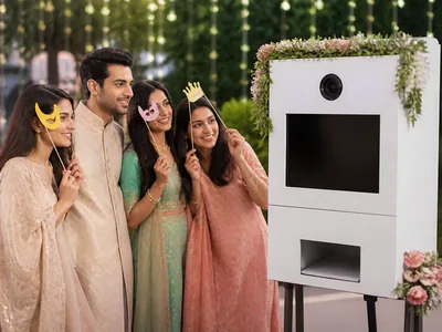 Photo Booth wedding service visual