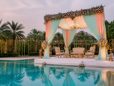 Poolside Wedding wedding service visual