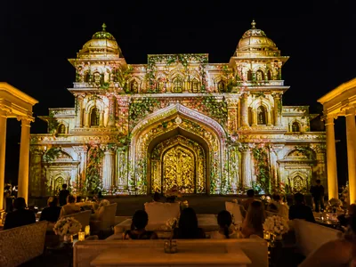 Projection Mapping wedding service visual