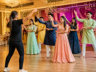 Sangeet Choreography wedding service visual