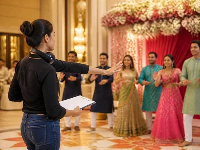 Sangeet Direction wedding service visual