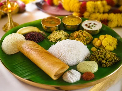 South Indian Cuisine wedding service visual