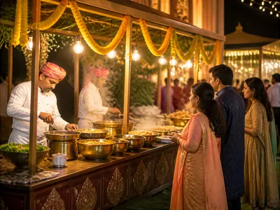 Street Food Stations wedding service visual