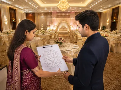 Venue Capacity Planning wedding service visual