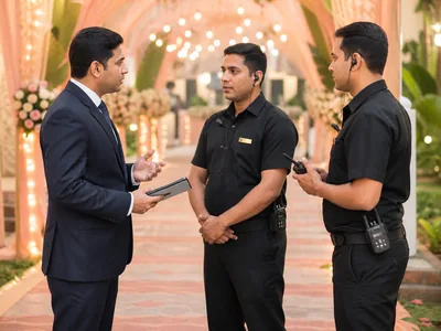 Venue Security Coordination wedding service visual