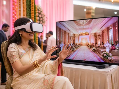 VR Experiences wedding service visual