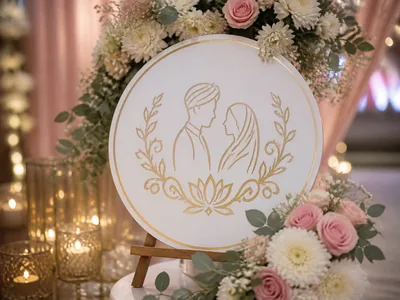 Wedding Logo wedding service visual