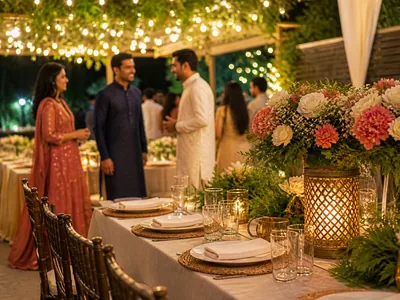 Welcome Dinner wedding service visual
