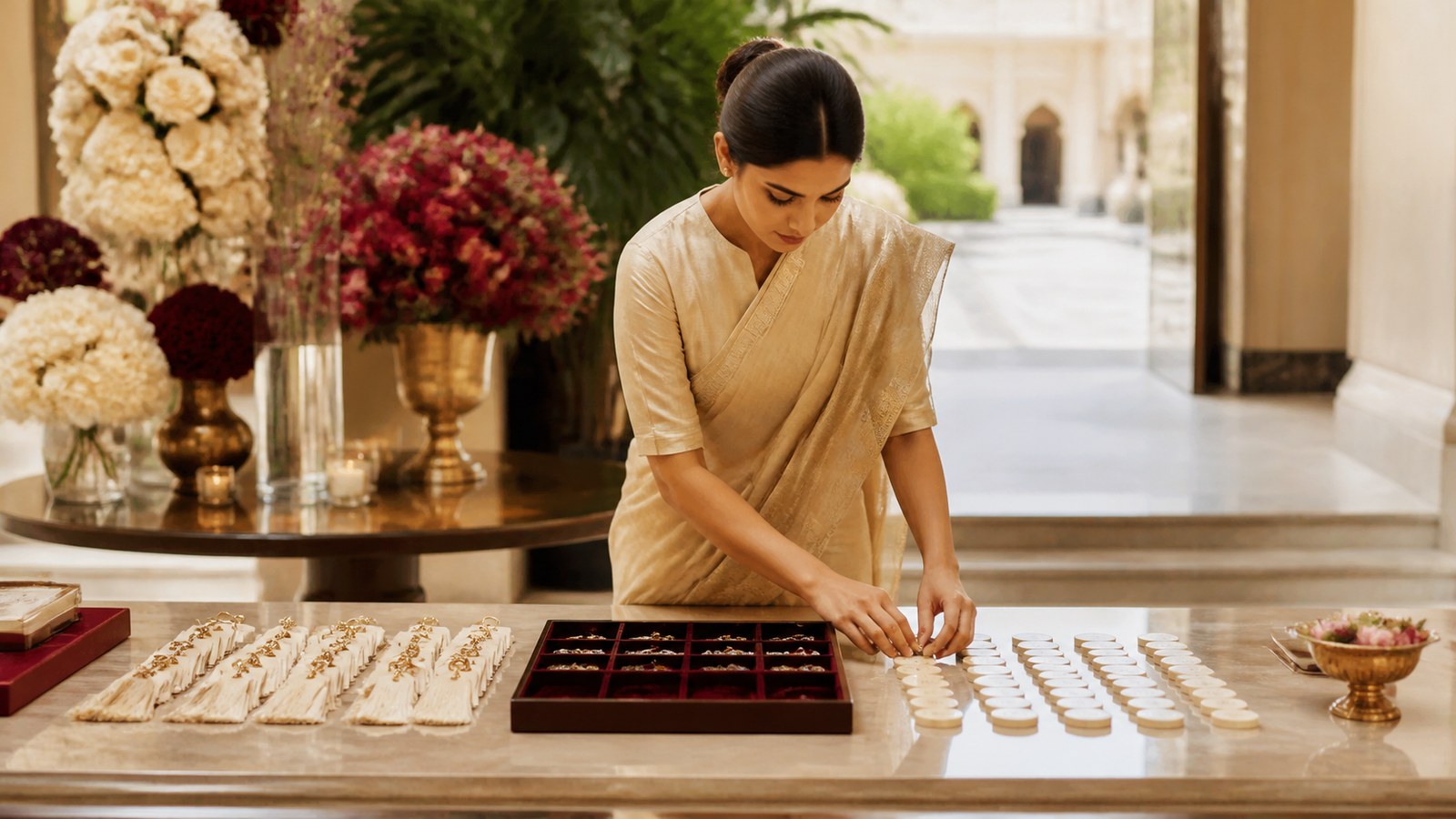 Wedding planning guide and checklist editorial visual in Delhi NCR
