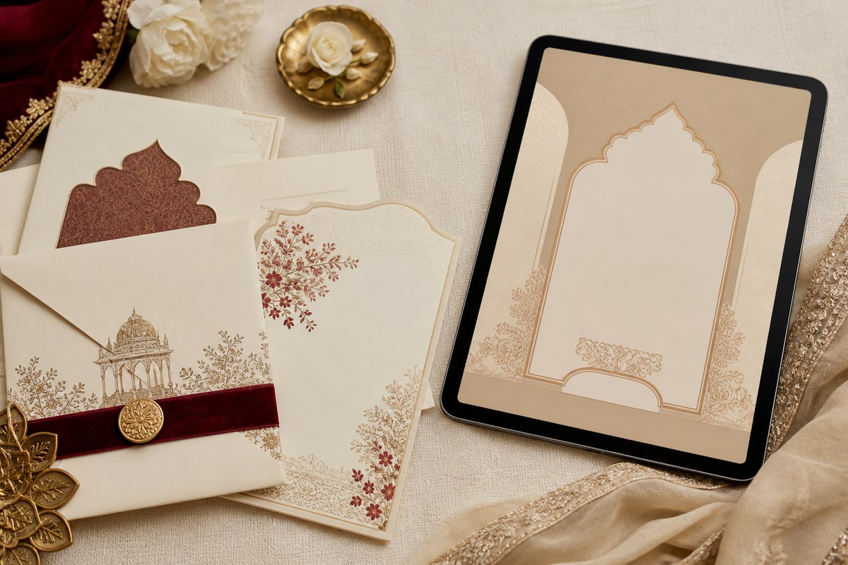 Invitations & Wedding Stationery — Printed and digital invitations planning visual