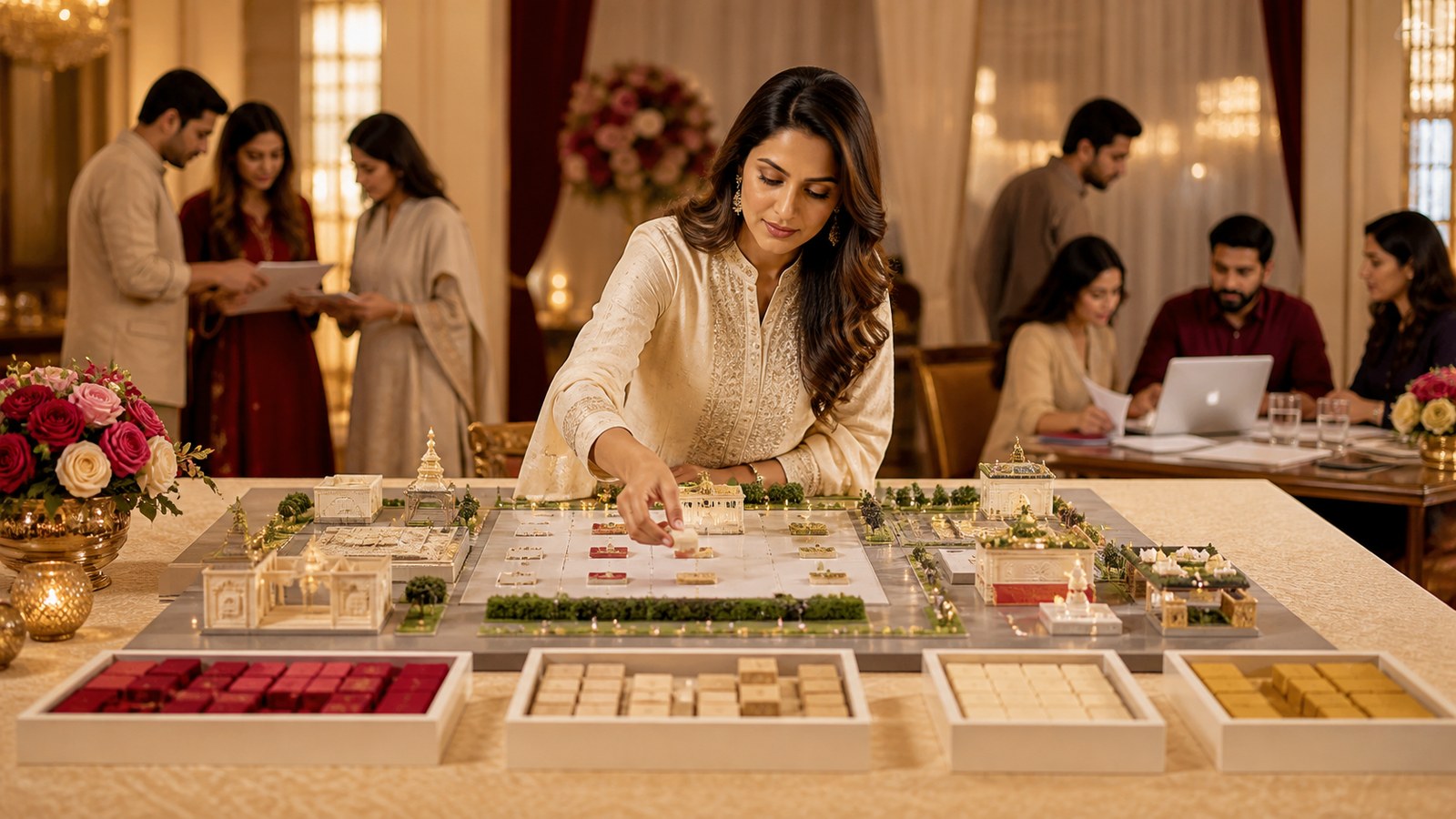 Wedding planning guide and checklist editorial visual in Delhi NCR
