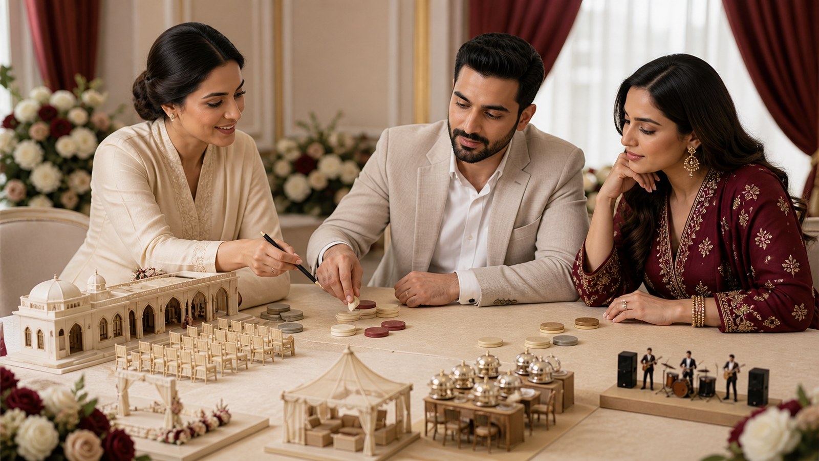Wedding planning guide and checklist editorial visual in Delhi NCR