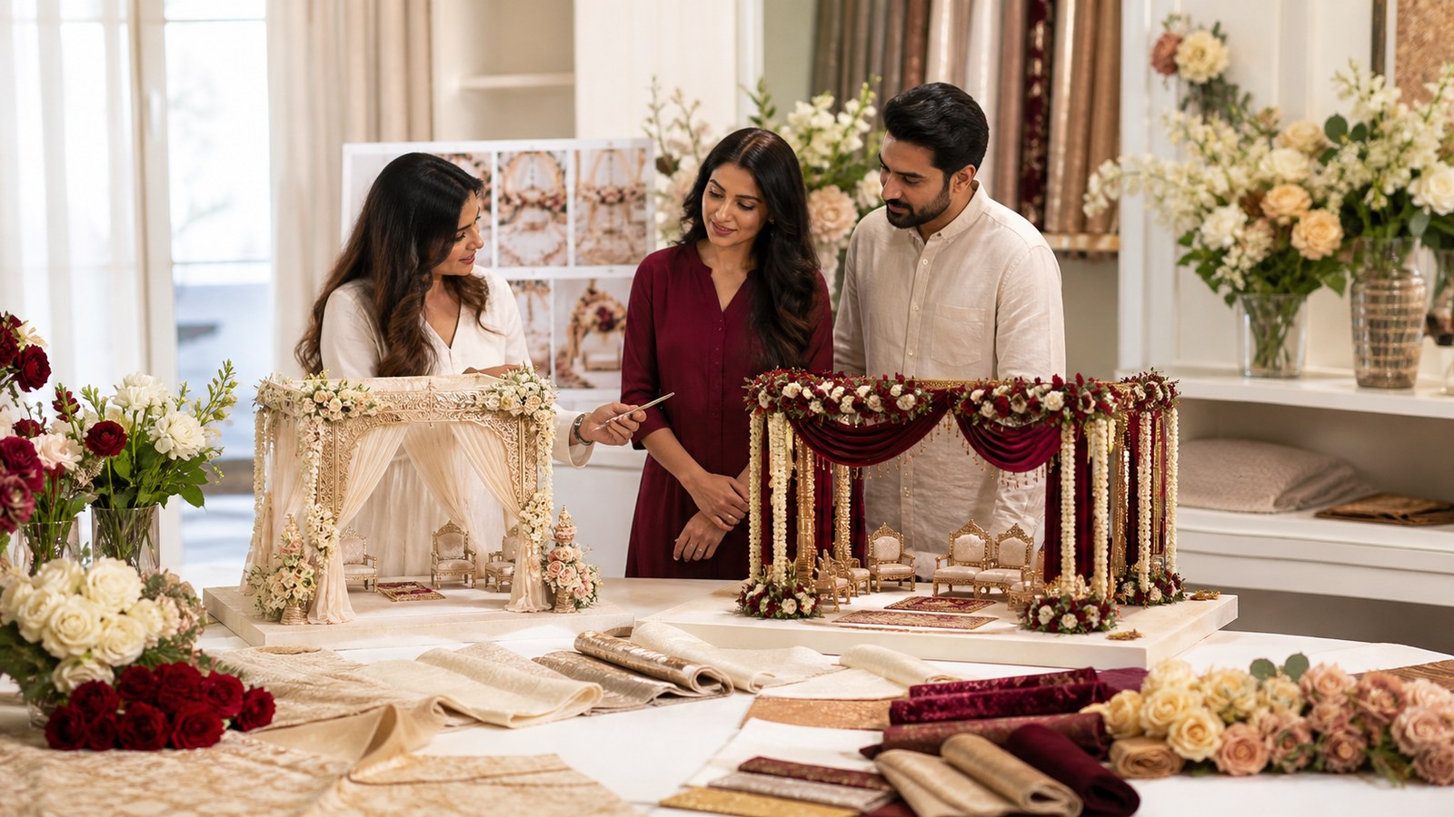Wedding planning guide and checklist editorial visual in Delhi NCR