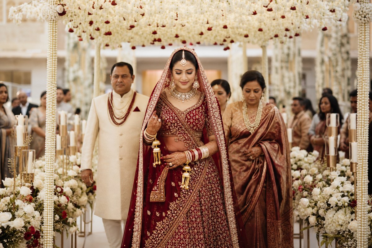 Wedding Entries & Varmala Experiences — Bride planning visual