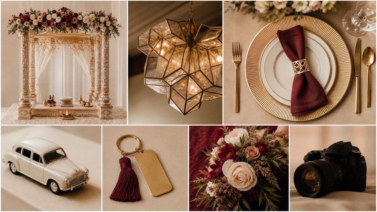 Wedding planning guide and checklist editorial visual in Delhi NCR