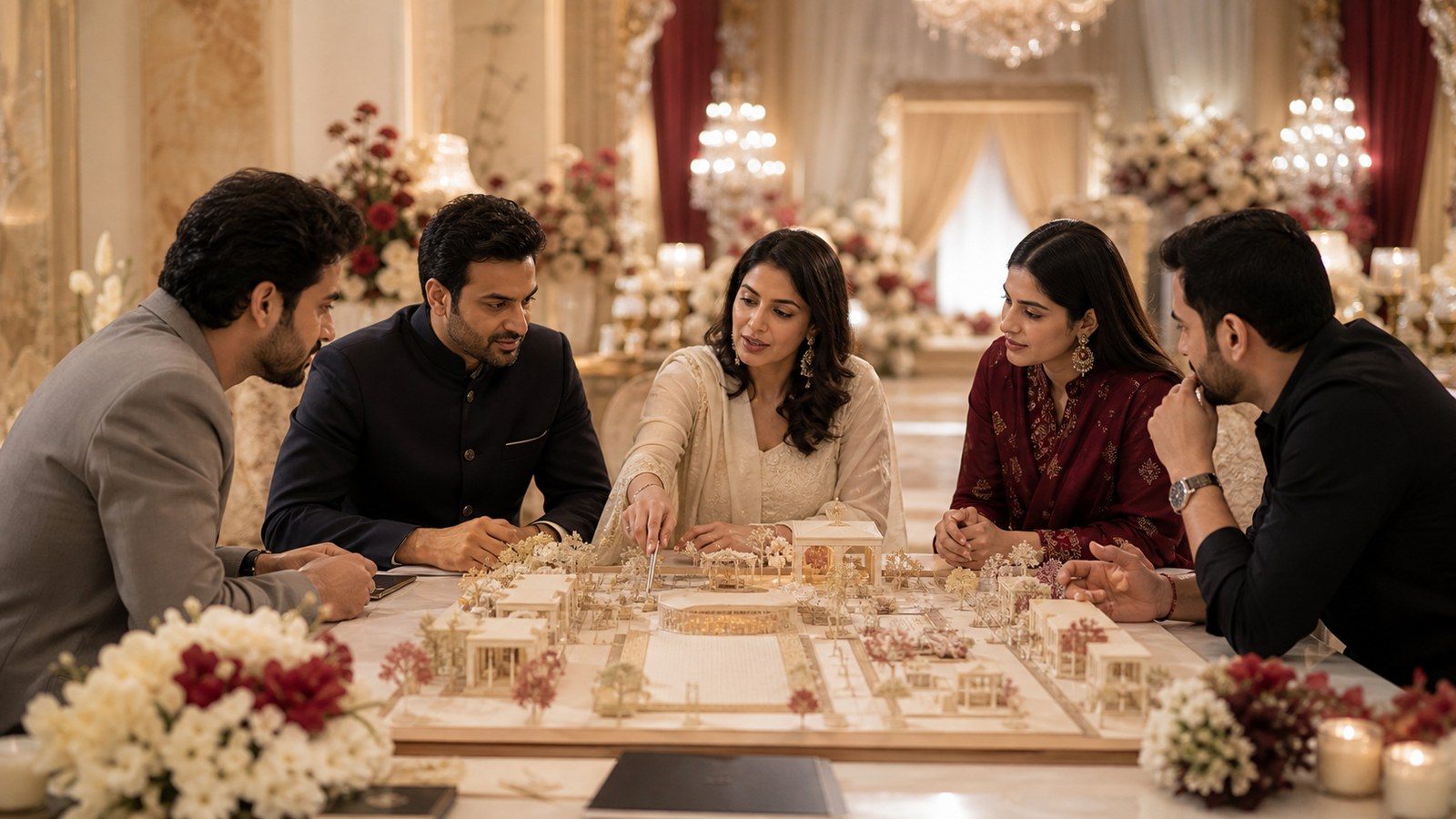 Wedding planning guide and checklist editorial visual in Delhi NCR